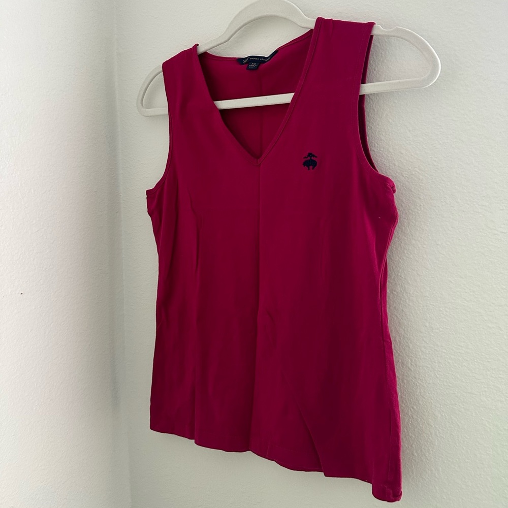 Brooks Brothers V-neck Cotton Tee